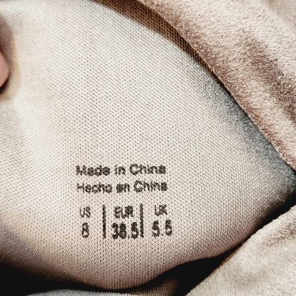 Aldo Phily Suede Over Knee Gray Lace Boots Size 8 - Picture 10 of 12